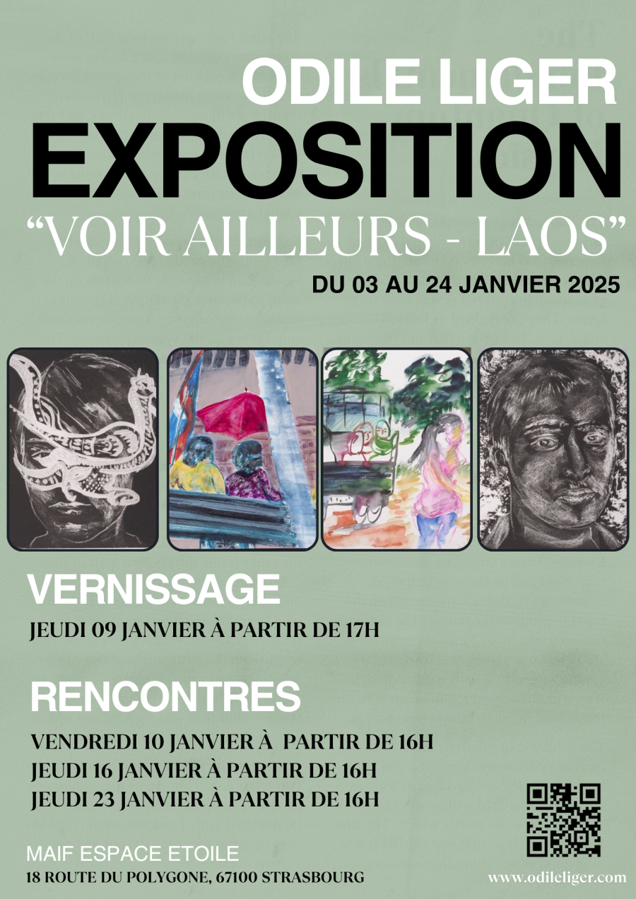 "Voir ailleurs Laos" espace Etoile Strasbourg