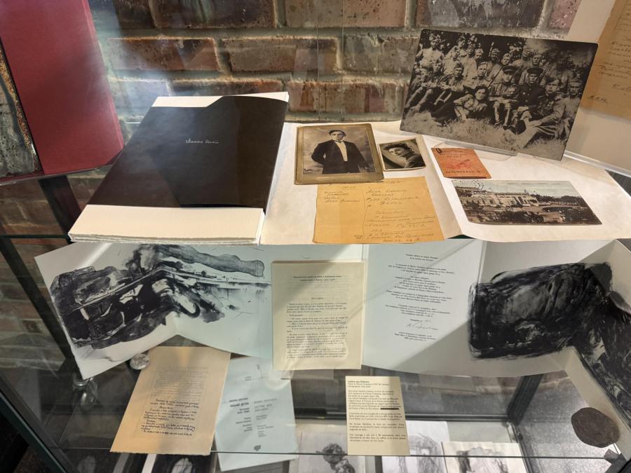 Vitrine Livre d'artiste "Lettre aux enfants" , 2023