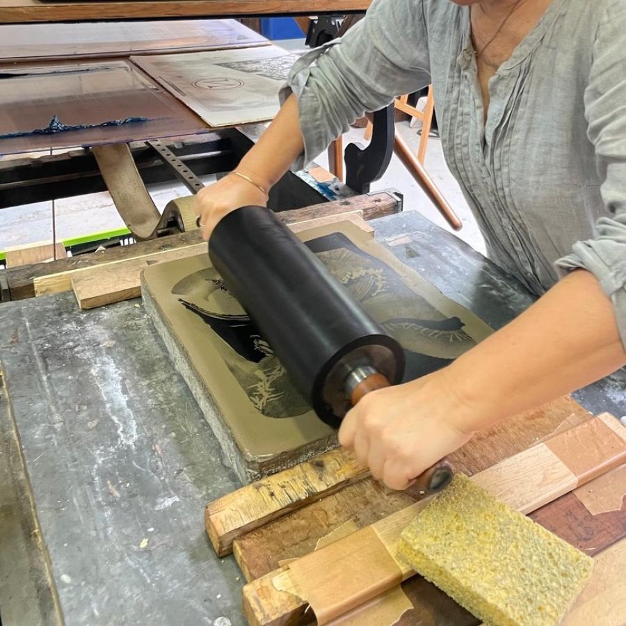 Encrage lithographie.