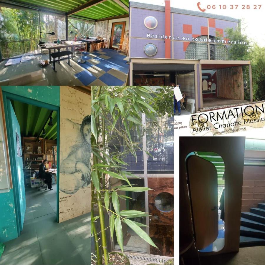 mon atelier a qq km de Paris- possibilité d'hébergement sur place