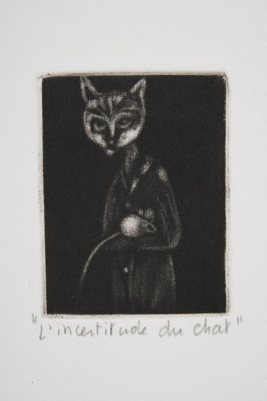 Claire Zahnd, « L’incertitude du chat », 2018