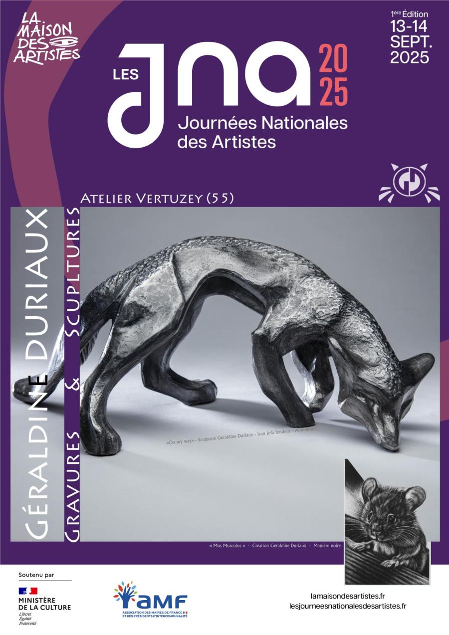 Affiche JNA 2025 - "On my way" - G Duriaux