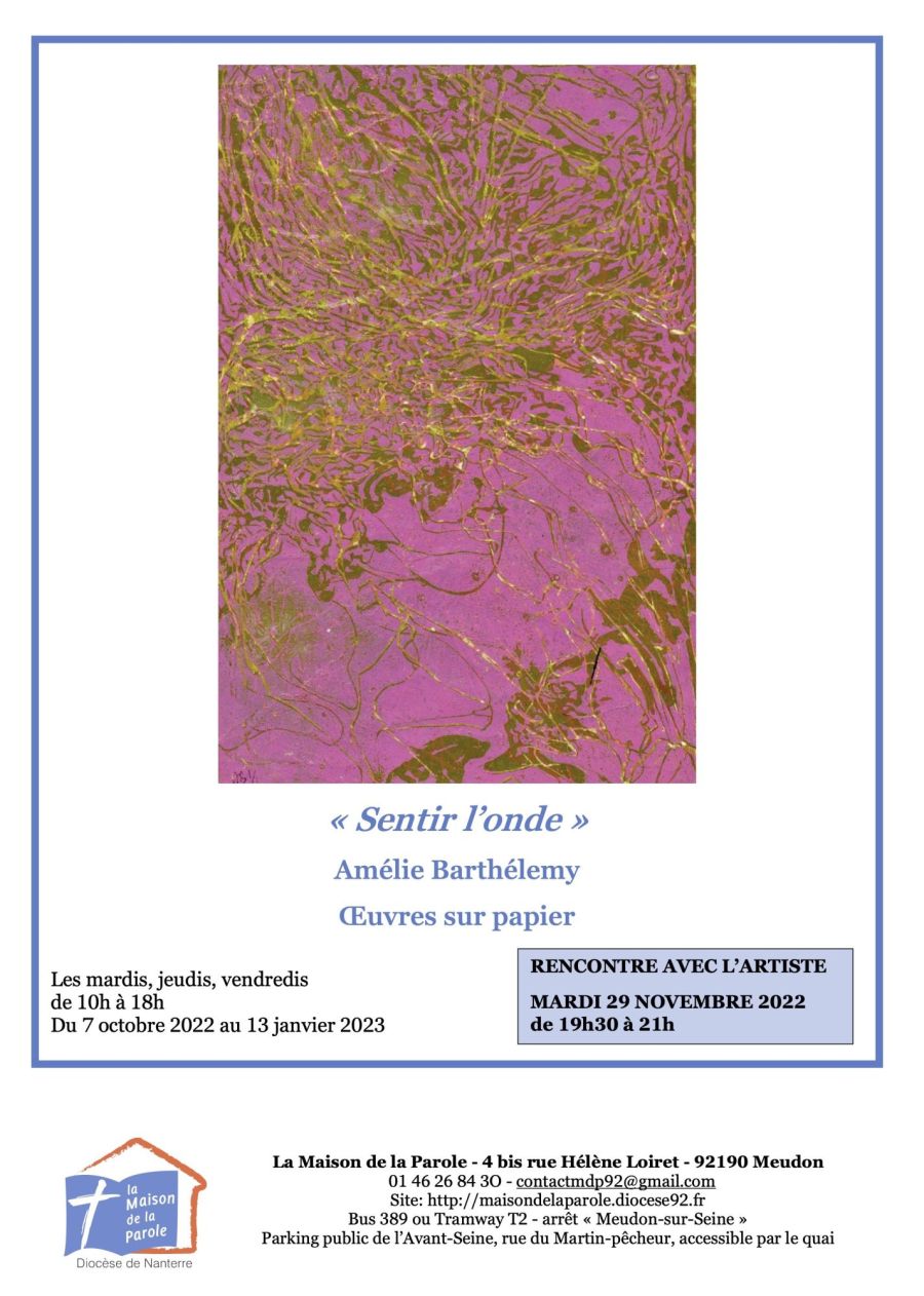 EXPOSITION AMELIE BARTHELEMY