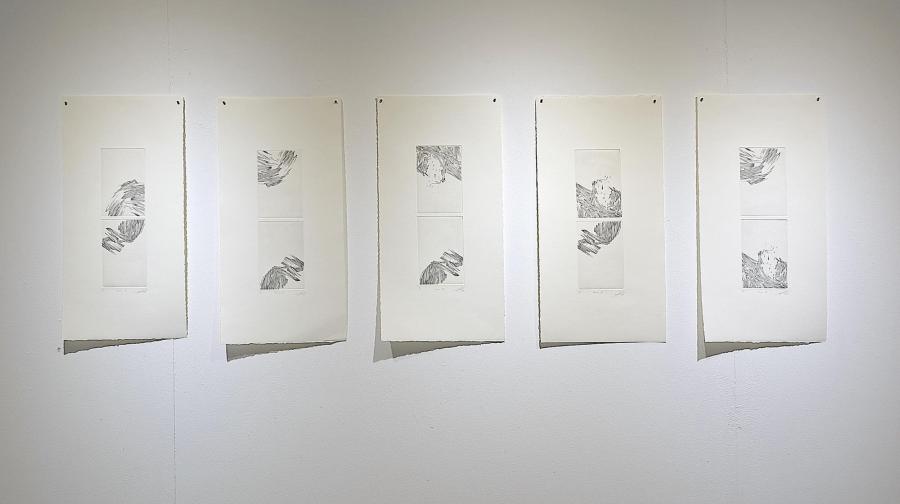 série " Versions", gravures au burin