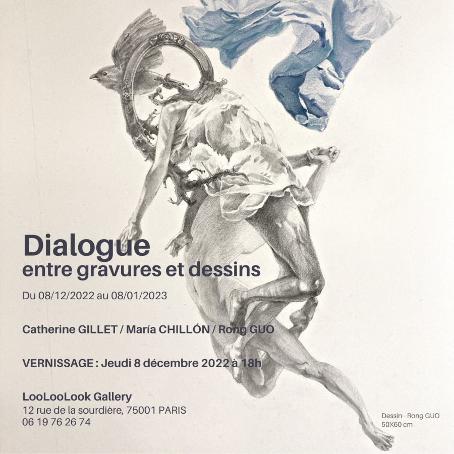 Dialogue entre gravures et dessins LooLooLook R Guo