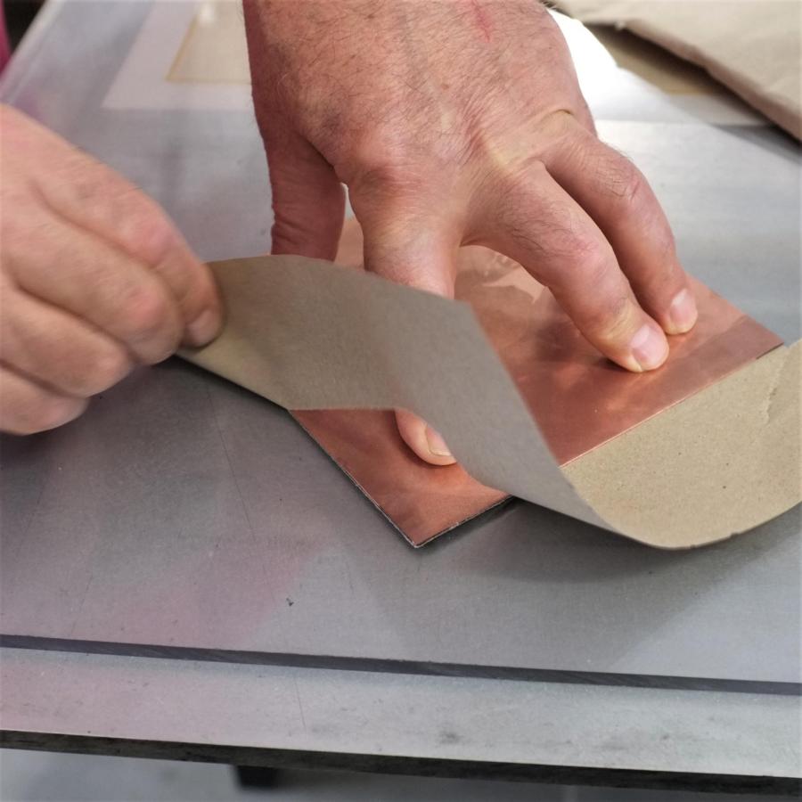 Hausse pour impression taille-douce, Michel Cornu.