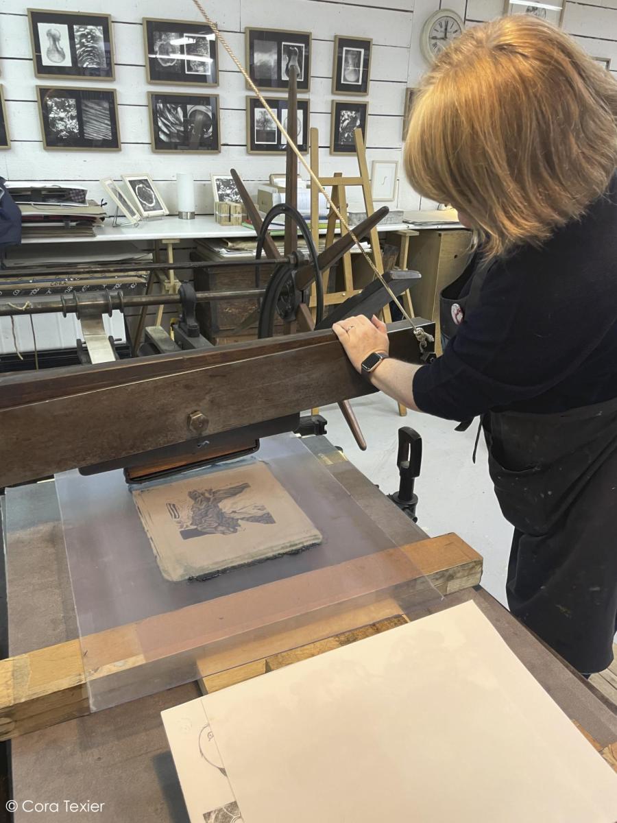 Impression en lithographie.