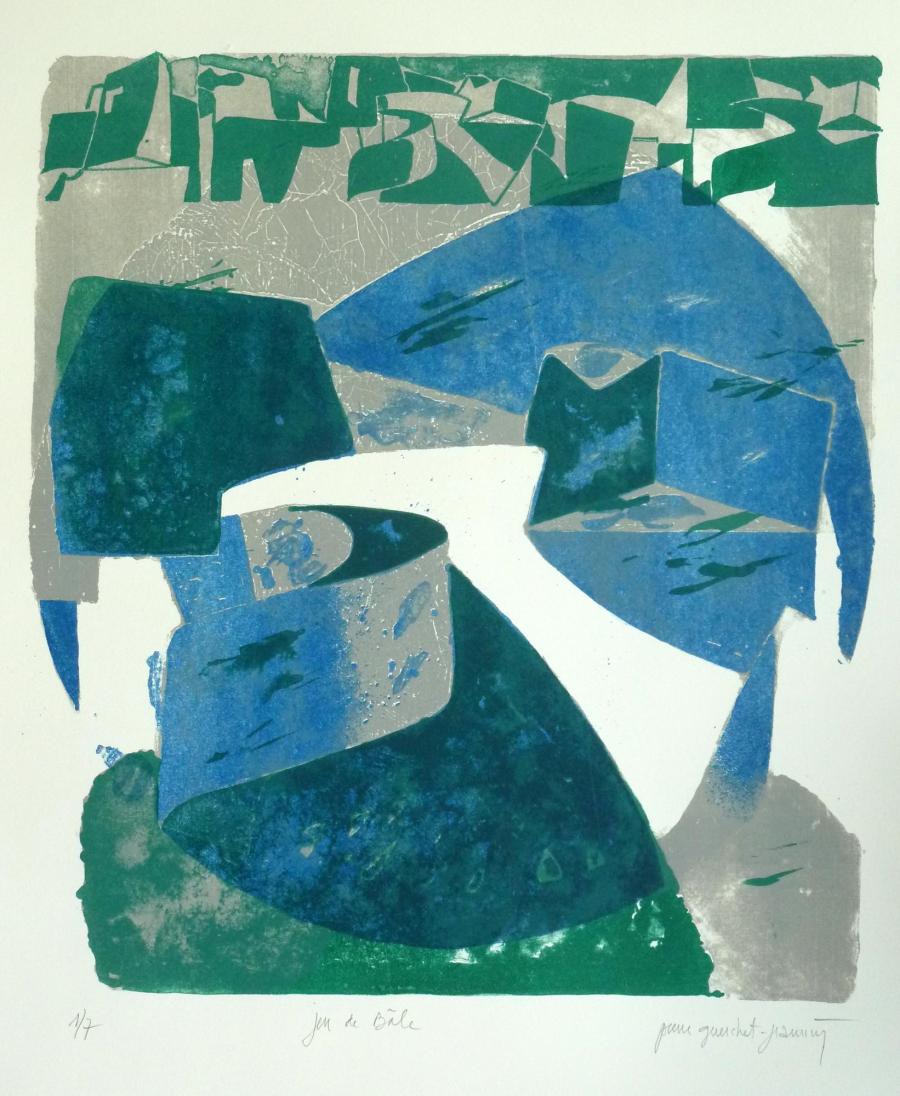 lithographie "Jeu de Bâle"
