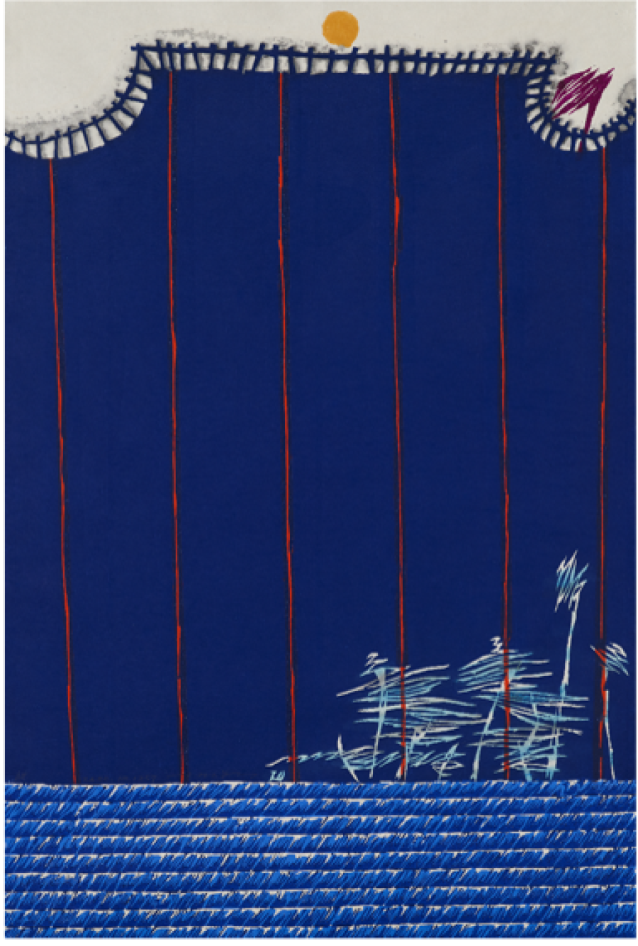 KIM sang Ku, No 1257, 2020, gravure sur bois, 94 X 63 cm