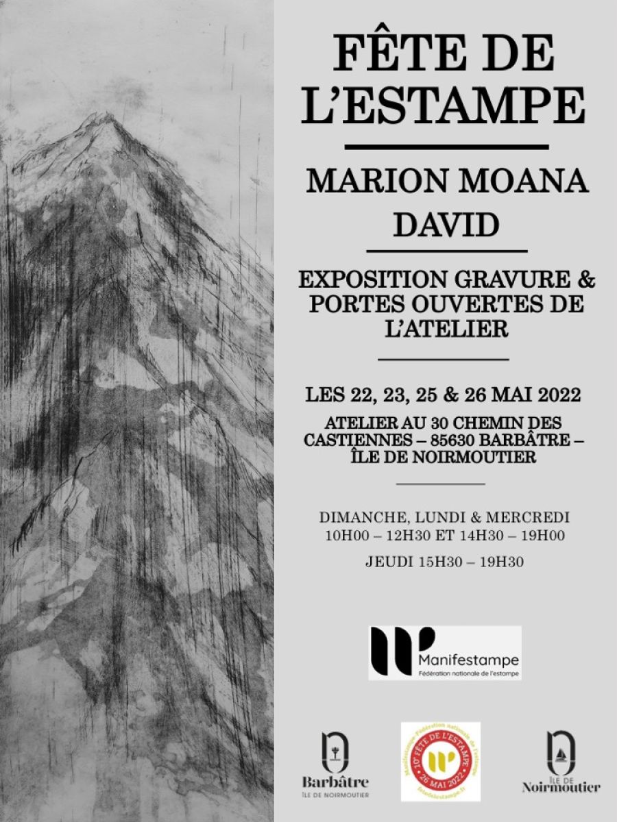 FÊTE DE L'ESTAMPE - EXPOSITION MARION MOANA DAVID