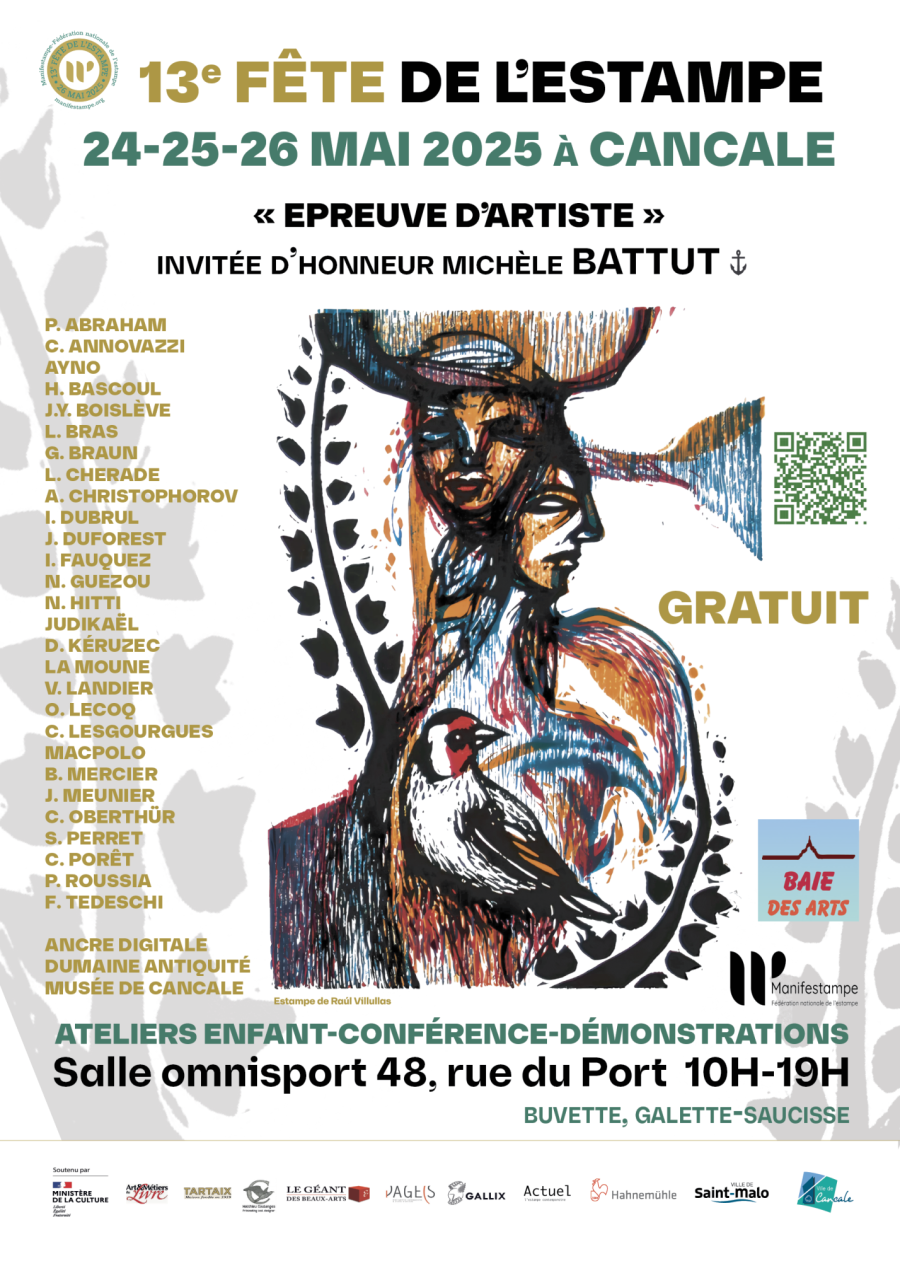 Fête de l'estampe à Cancale "Epreuve d'artiste"