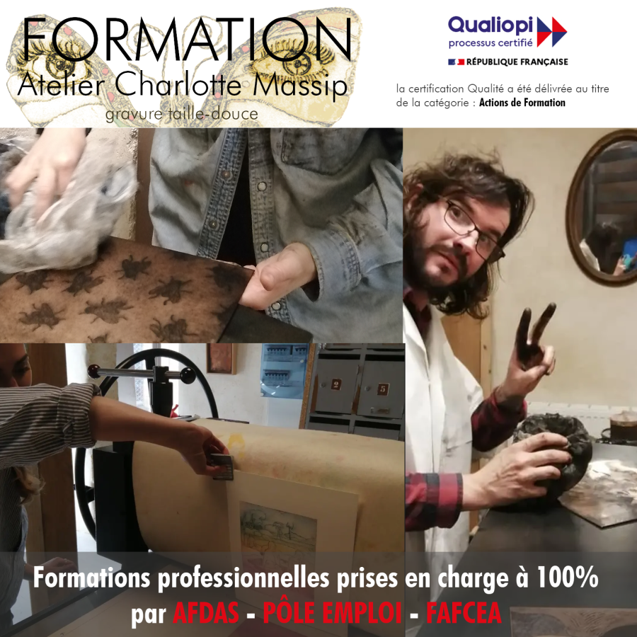 formation professionnelle en Gravure taille- douce