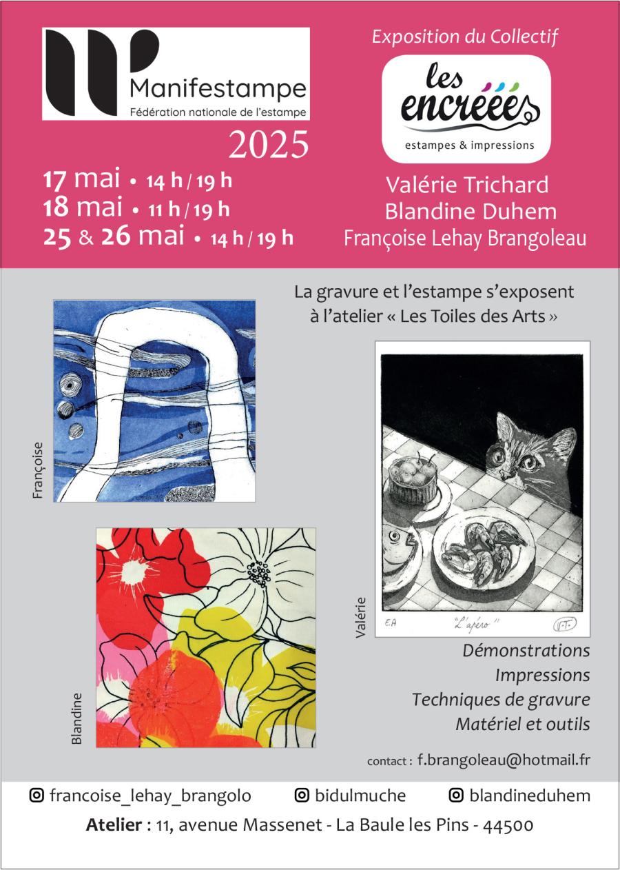 flyer / fête de l'estampe